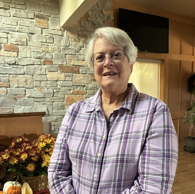 A portrait of Kathy Womble